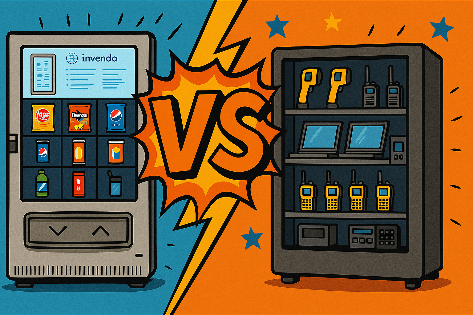 a vending machine and a vending machine